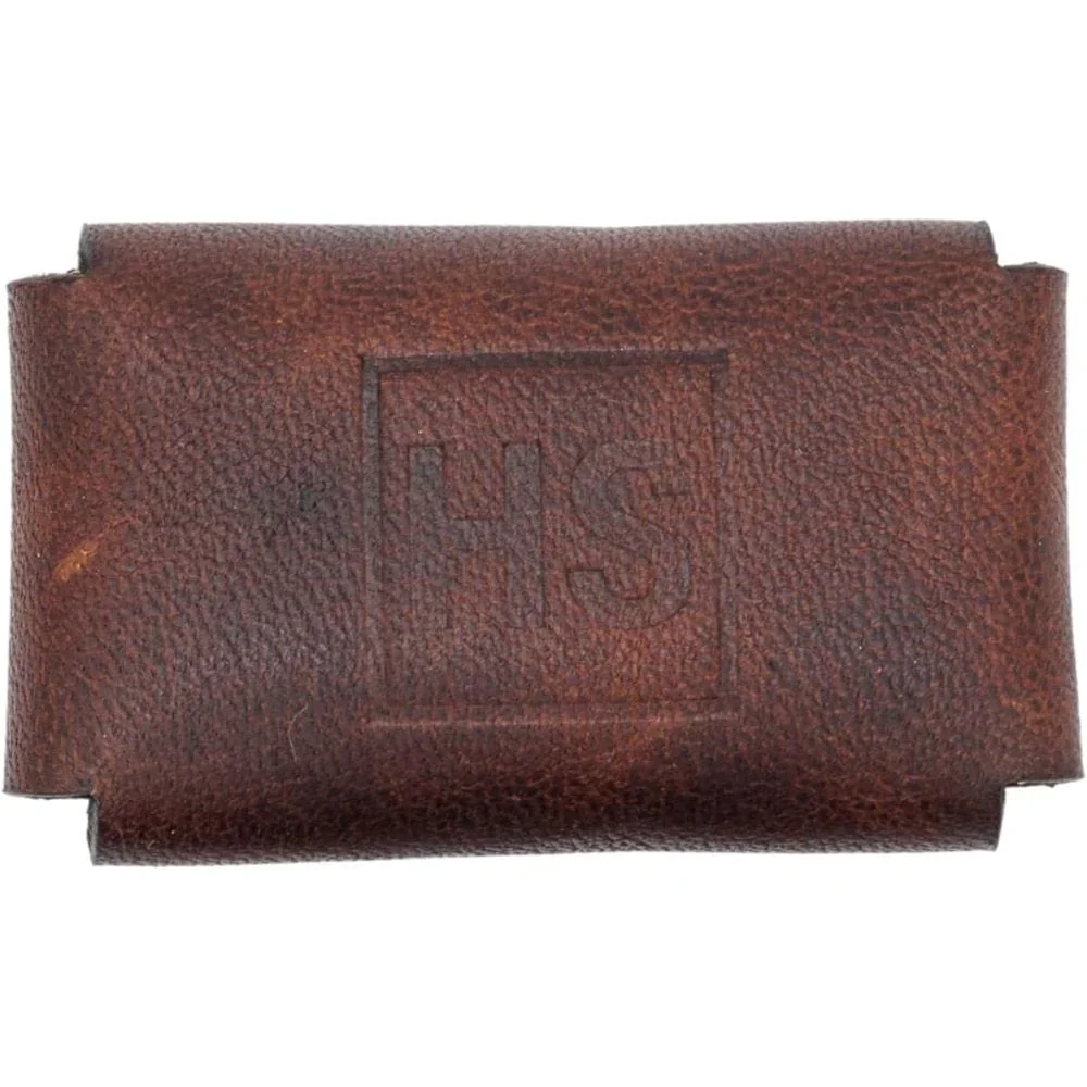 Henson Shaving Razor Head Cover Brown Leather - Image 4