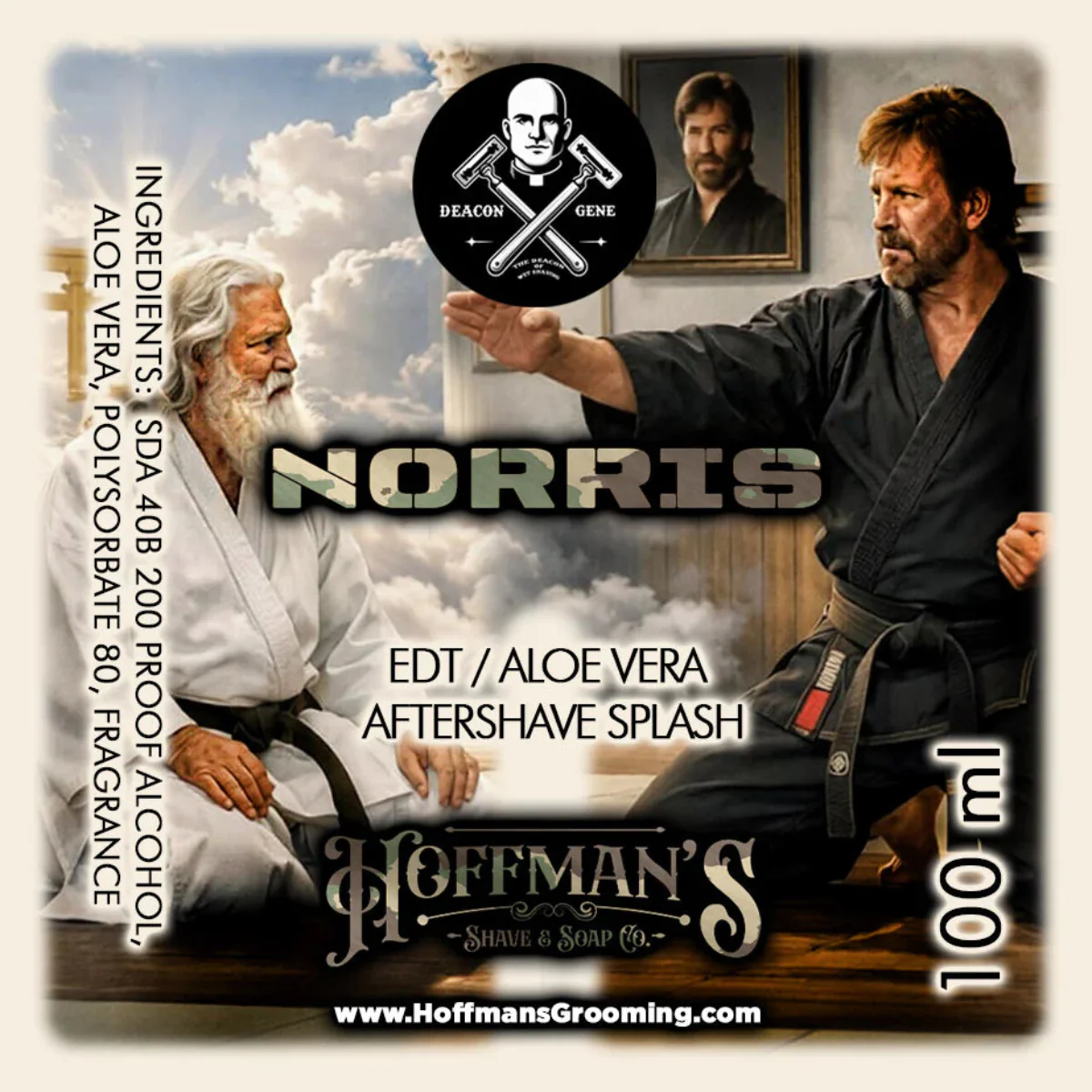 Hoffman's Norris Limited Memorial Edition Aftershave Splash 100ml - Image 2