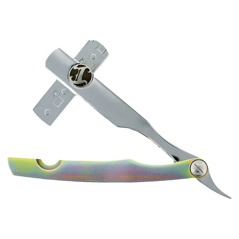 Irving Barber Co. - Prism Yellow Zinc Shavette Style Straight Razor - Image 3