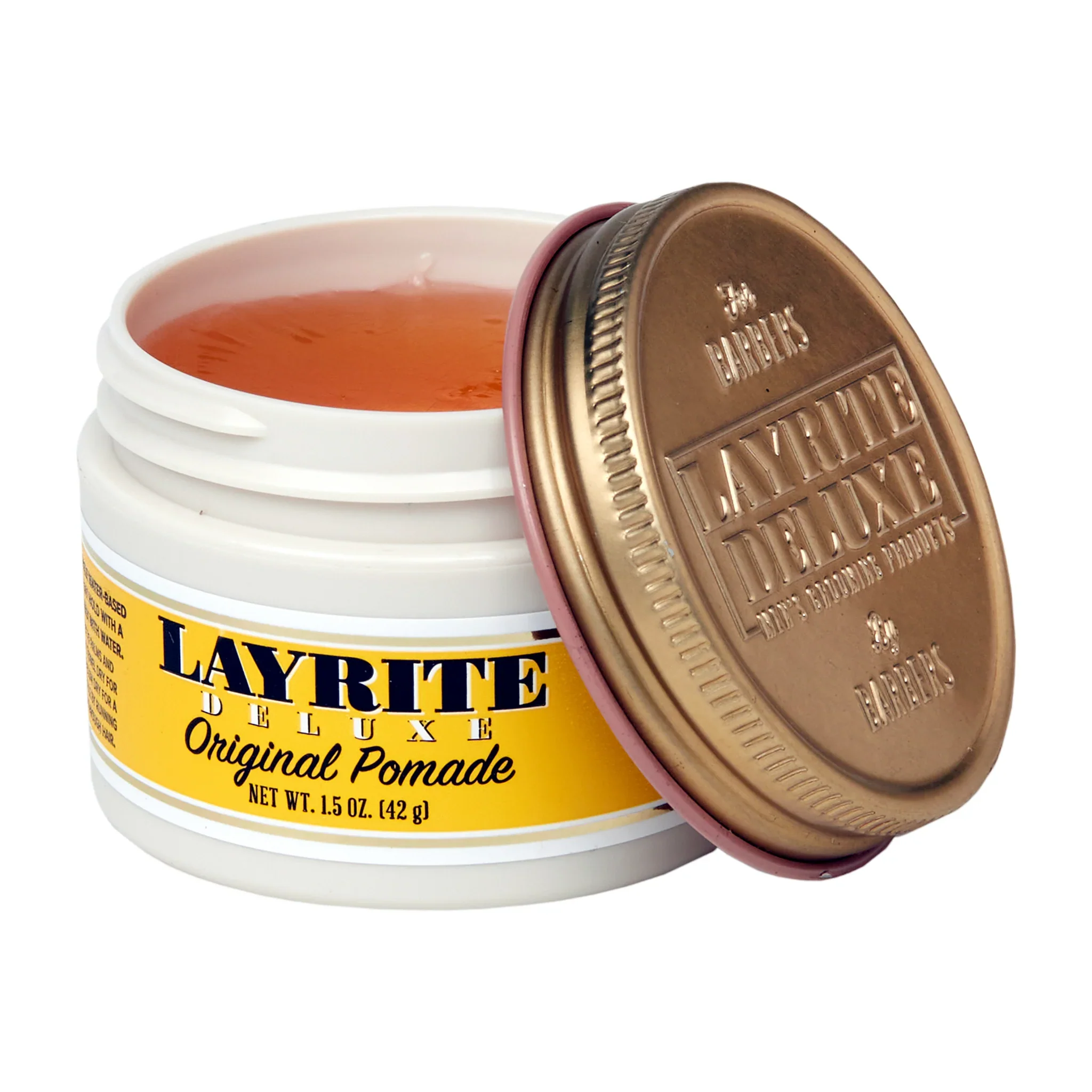 Layrite Deluxe Original Pomade Medium Hold Water-Based Pomade 1.5oz - Image 2