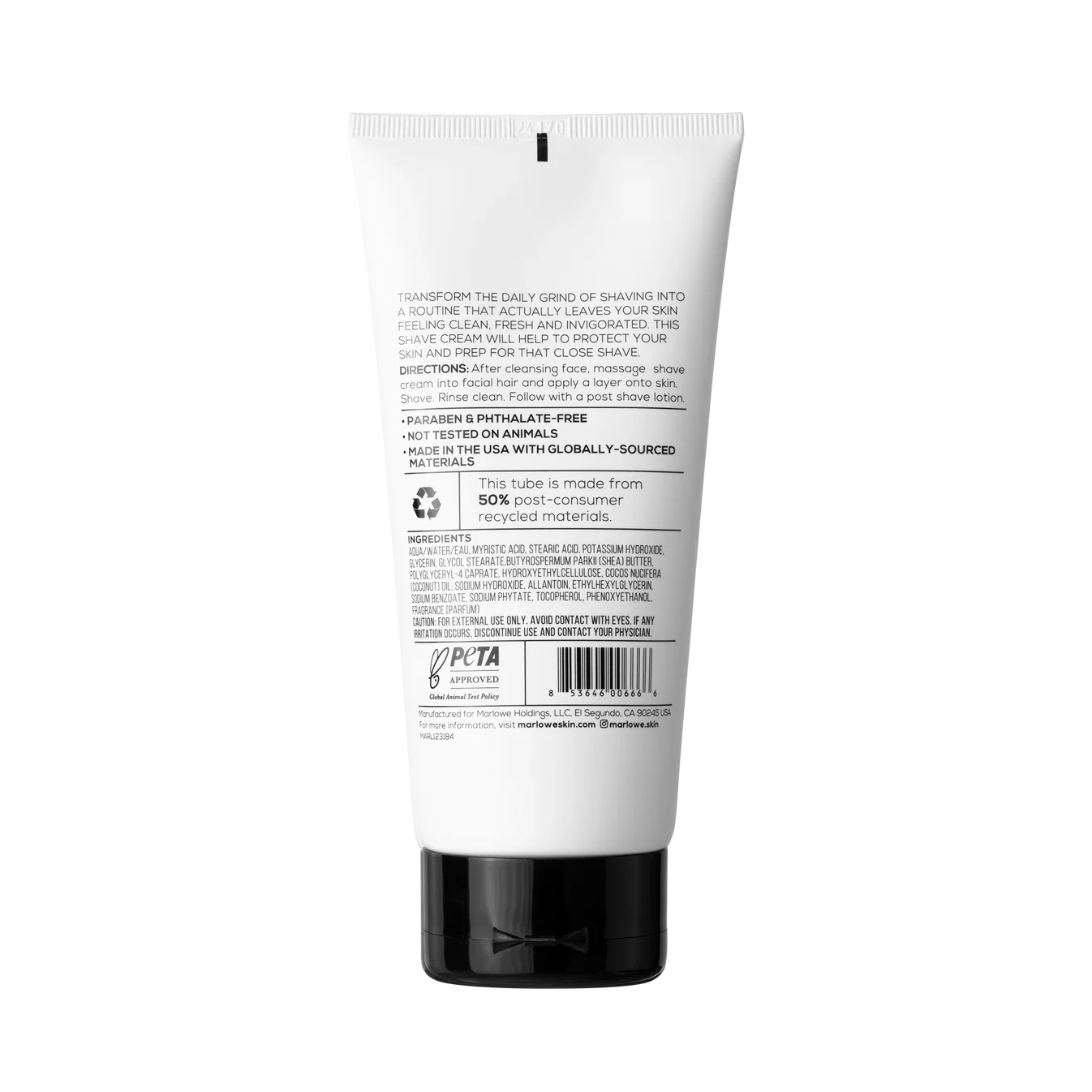 Marlowe No. 141 Shave Cream 6 oz - Image 2
