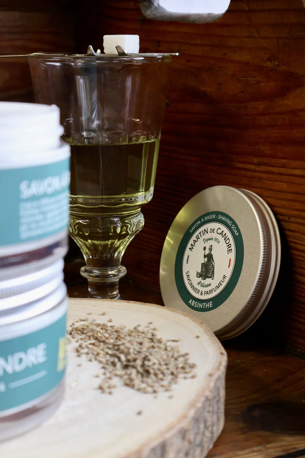 Martin de Candre - Absinthe Shaving Soap - 200g - Image 3