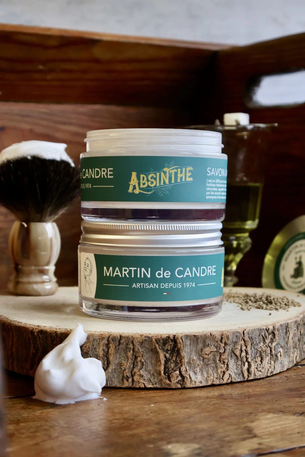 Martin de Candre - Absinthe Shaving Soap - 200g - Image 4