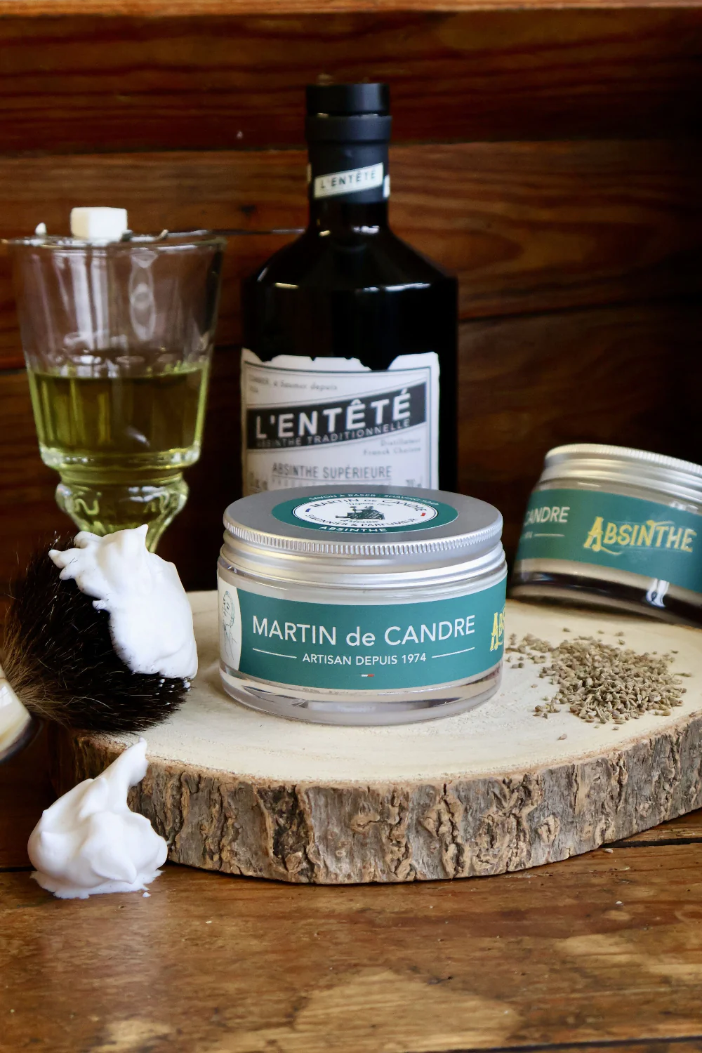 Martin de Candre - Absinthe Shaving Soap - 200g - Image 5