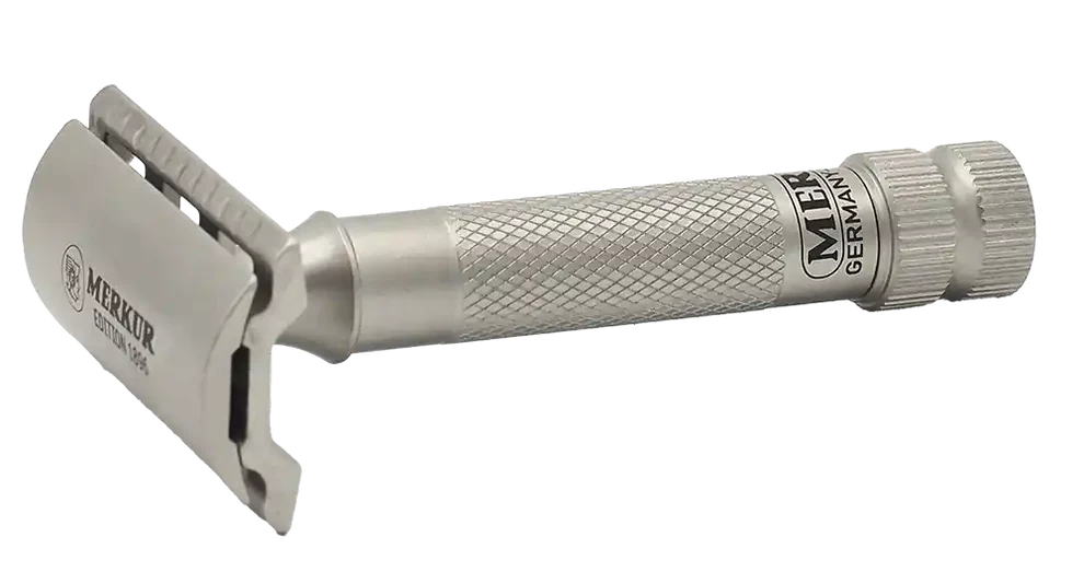 Merkur 34 INOX Stainless Steel Closed Comb 2 Piece Special Edition 1896 Safety Razor - Image 4