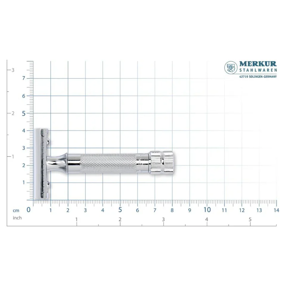 Merkur 34C Safety Razor Set with 10 Blades Made in Germany - Image 3