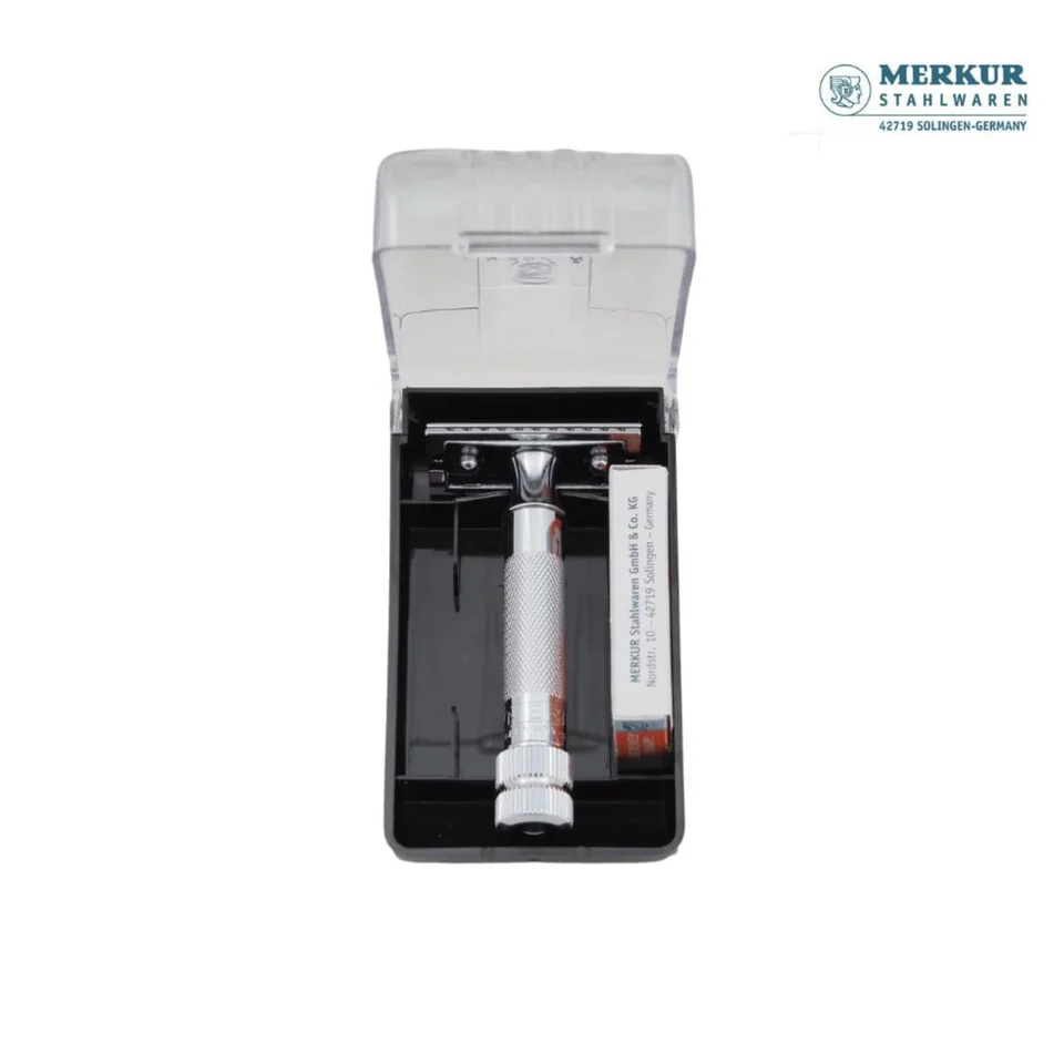 Merkur 34C Safety Razor Set with 10 Blades Made in Germany - Image 5