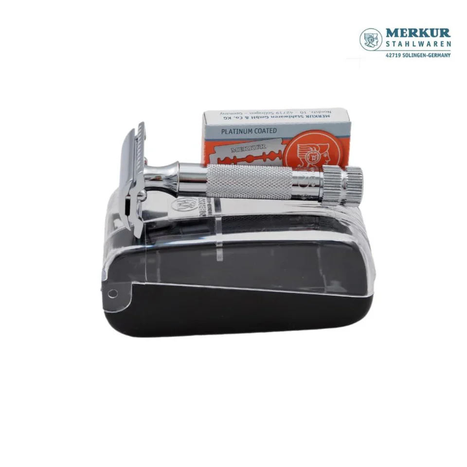 Merkur 34C Safety Razor Set with 10 Blades Made in Germany - Image 6