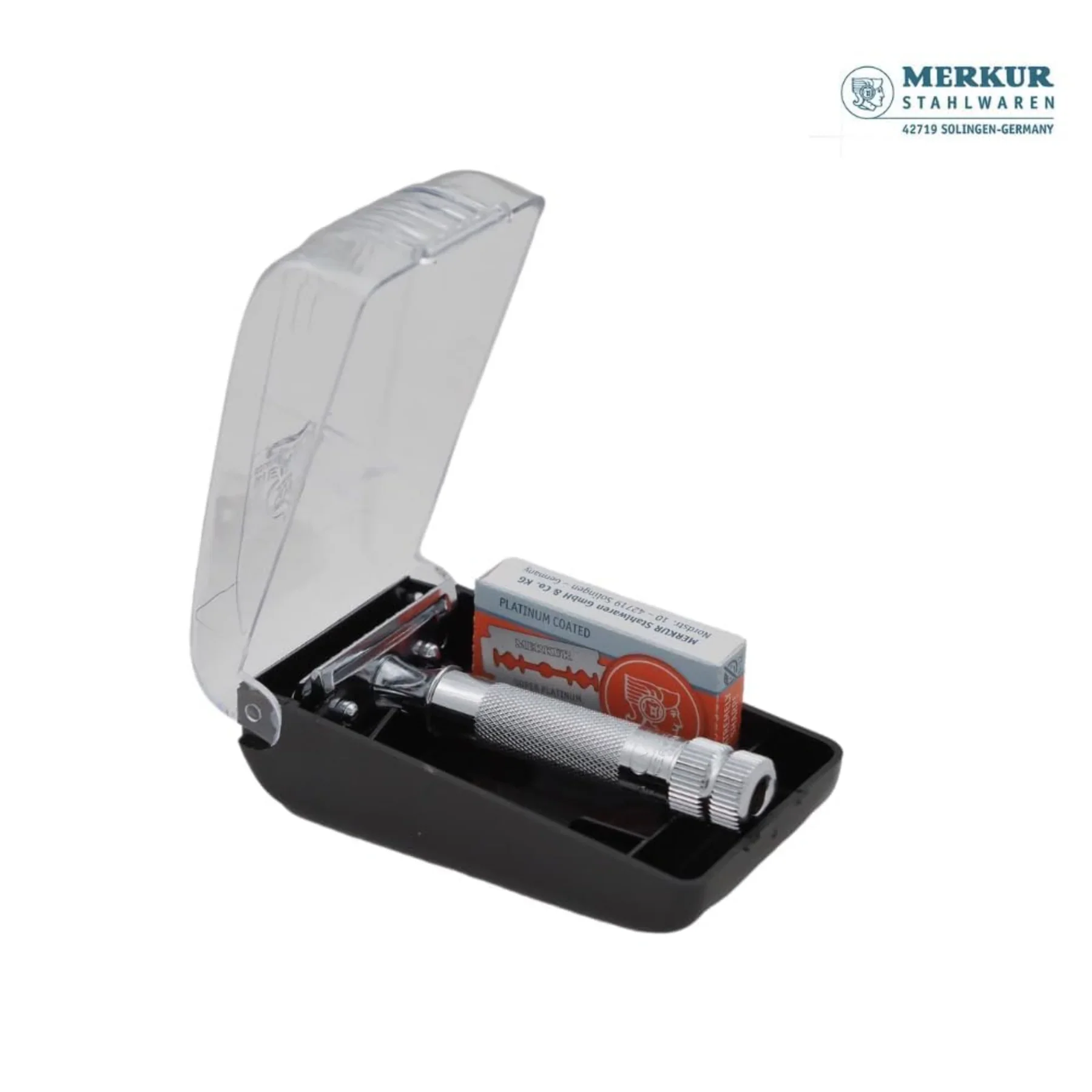 Merkur 34C Safety Razor Set with 10 Blades Made in Germany - Image 7