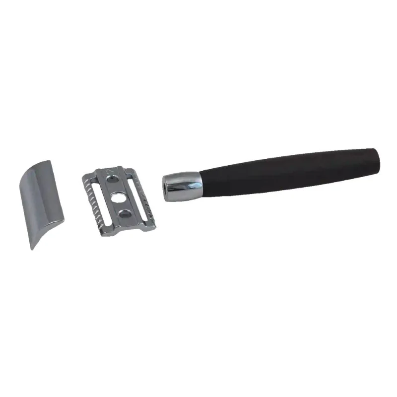 Merkur 49C Ebony Wood Handle Safety Razor Made in Germany - Image 5