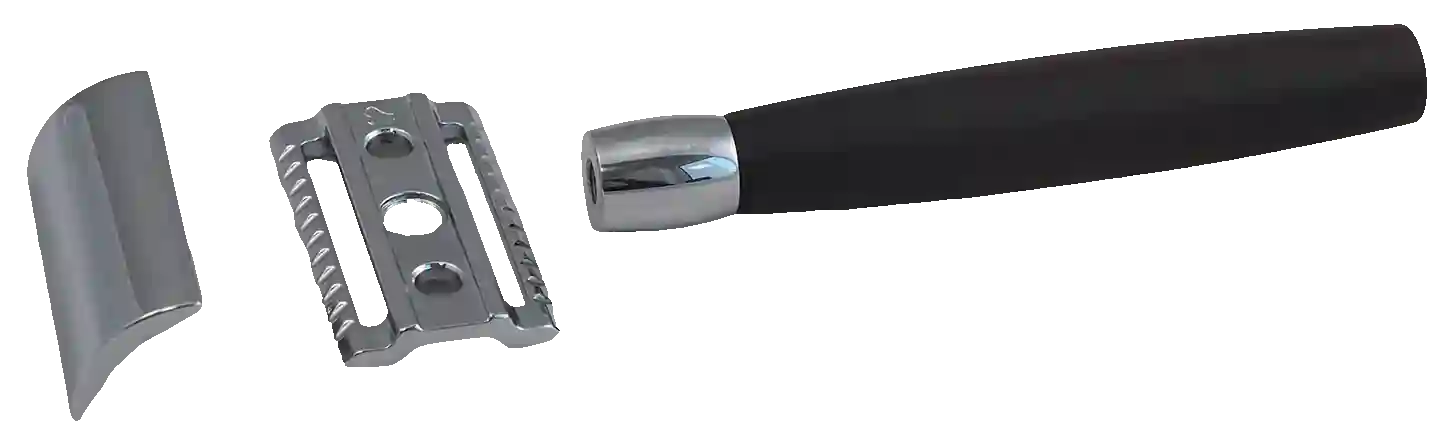 Merkur 49C Ebony Wood Handle Safety Razor Made in Germany - Image 6