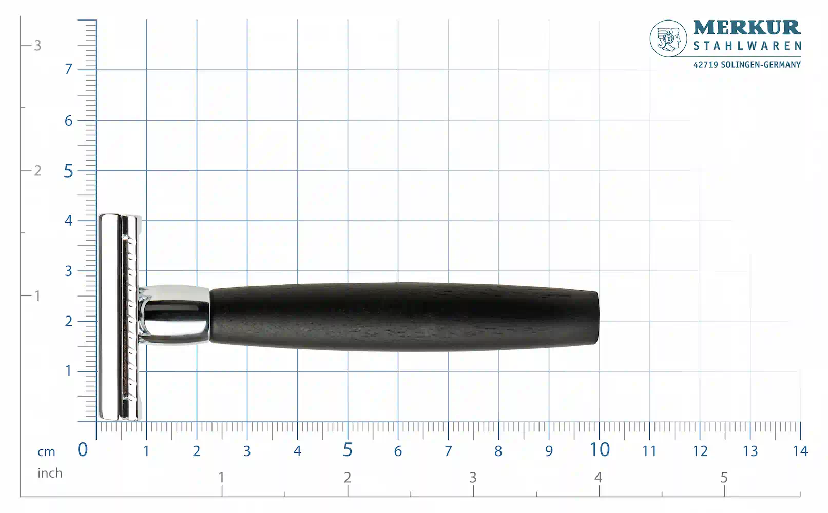 Merkur 49C Ebony Wood Handle Safety Razor Made in Germany - Image 8