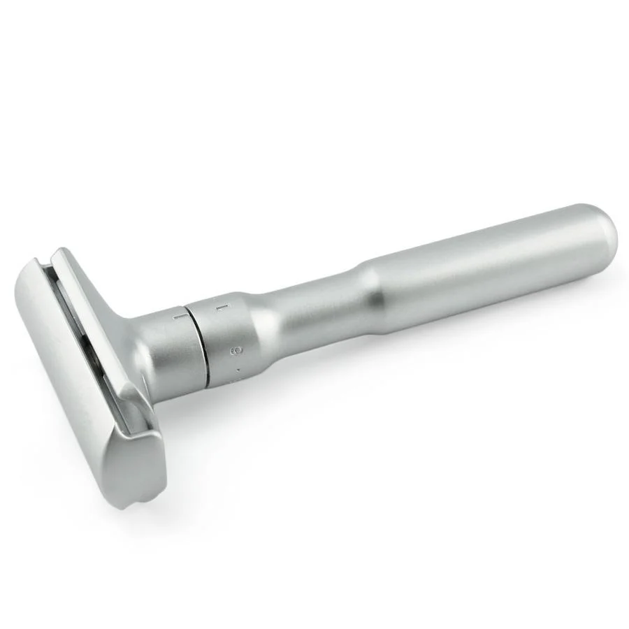 Merkur Futur Matte Chrome Adjustable Double Edge Safety Razor
