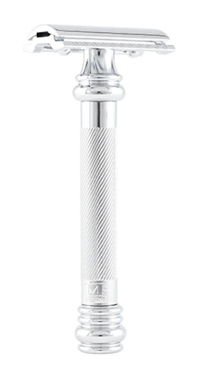 Merkur - 38C HD Classic Barber Pole Long Handle - Double Edge Safety Razor - Image 2