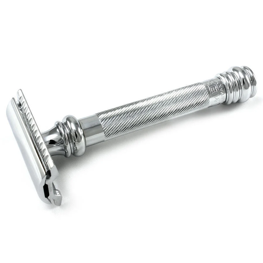 Merkur - 38C HD Classic Barber Pole Long Handle - Double Edge Safety Razor - Image 5