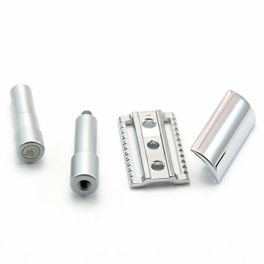 Merkur Solingen 46C Double Edge Safety Razor w/ Leather Case - Image 2