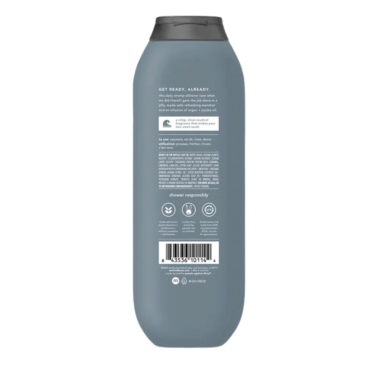 Method Men 2-in-1 Shampoo & Conditioner Sea + Surf 14 oz - Image 2