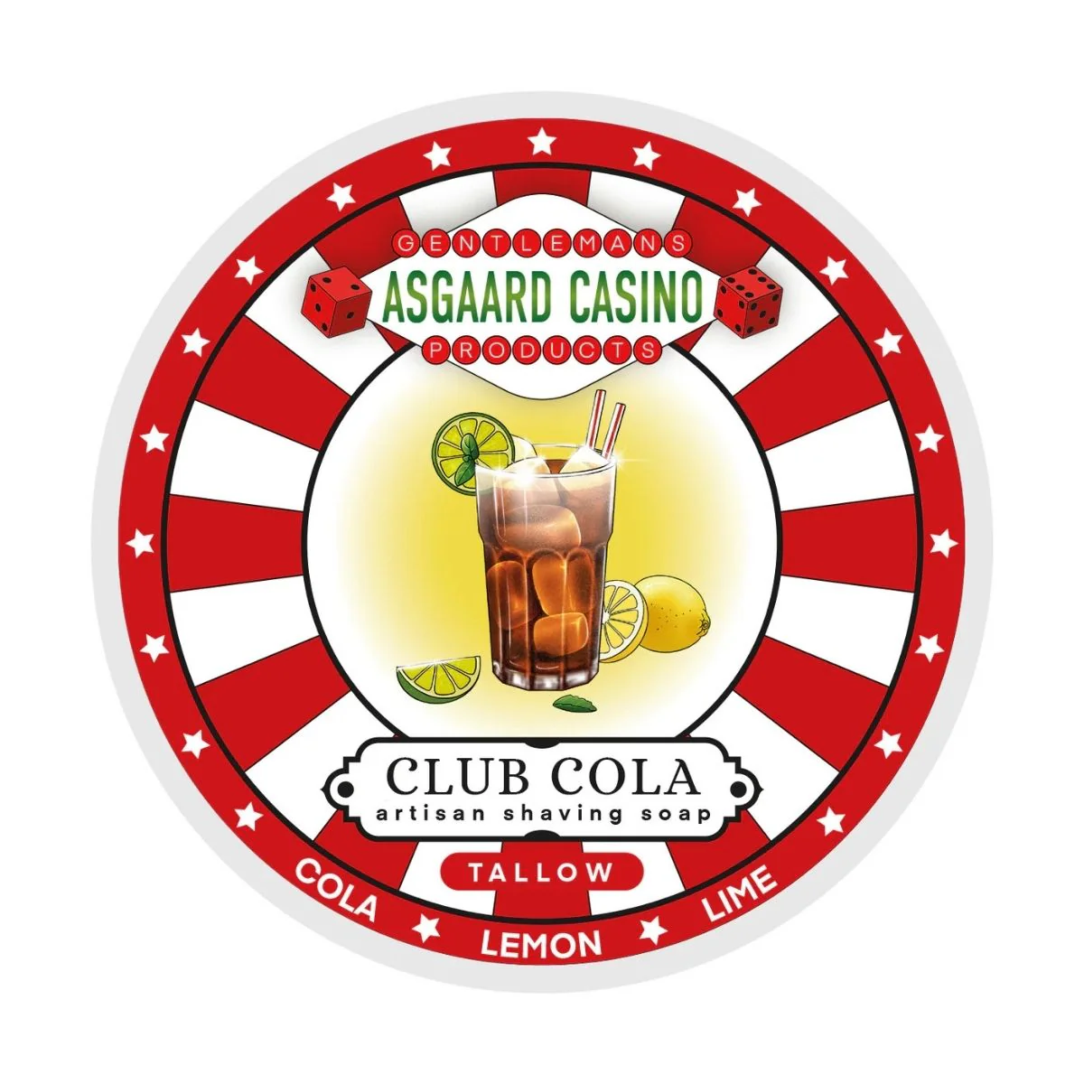 MMGP Club Cola Asgaard Casino Shaving Soap 4oz