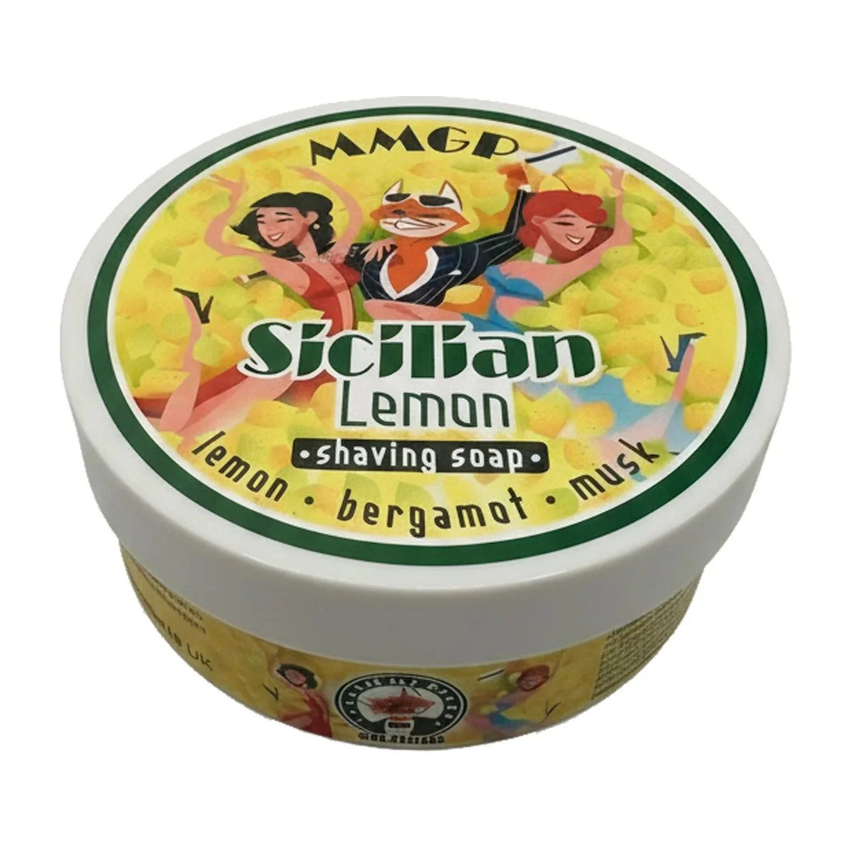 MMGP Sicilian Lemon Shaving Soap 3.5oz - Image 2