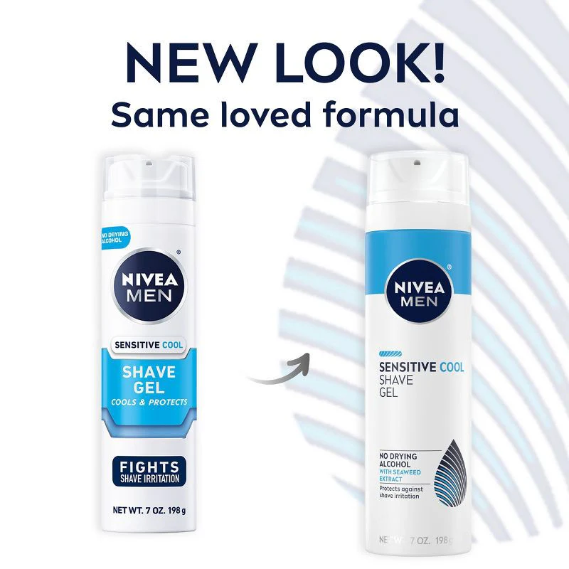 NIVEA Men Cooling Shave Gel for Sensitive Skin 7oz - Image 4