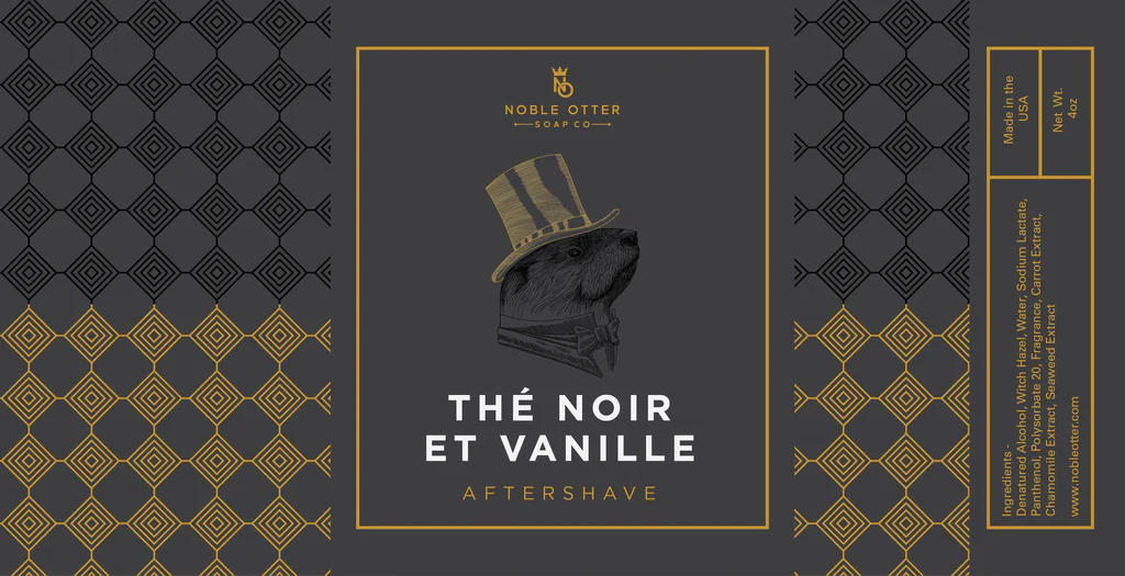 Noble Otter - Noir et Vanille - Aftershave - Image 2