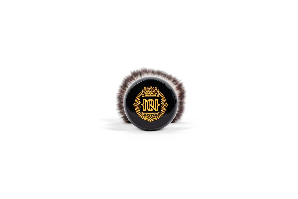 Noble Otter Black/White Synthetic Shave Brush 26MM - Image 2