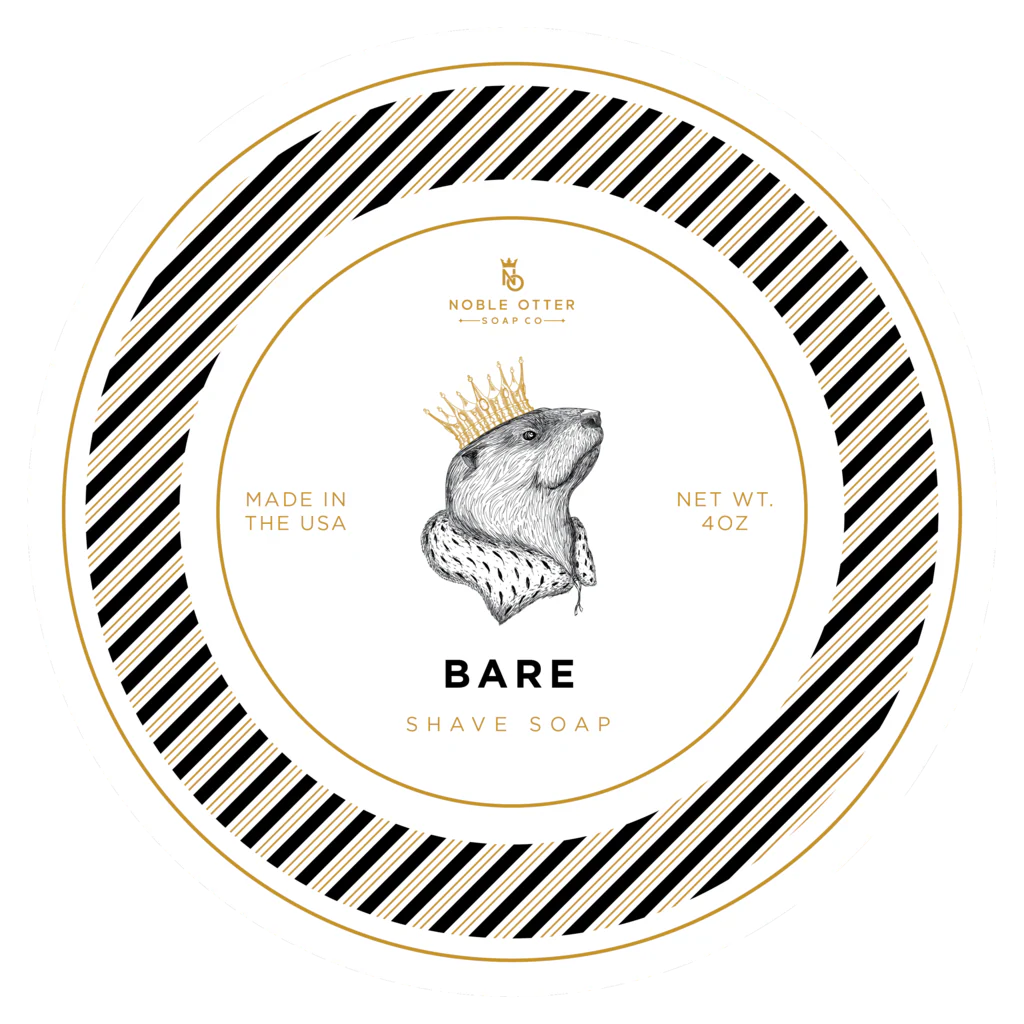 Noble Otter - Bare (Unscented) - Shave Soap - Image 2
