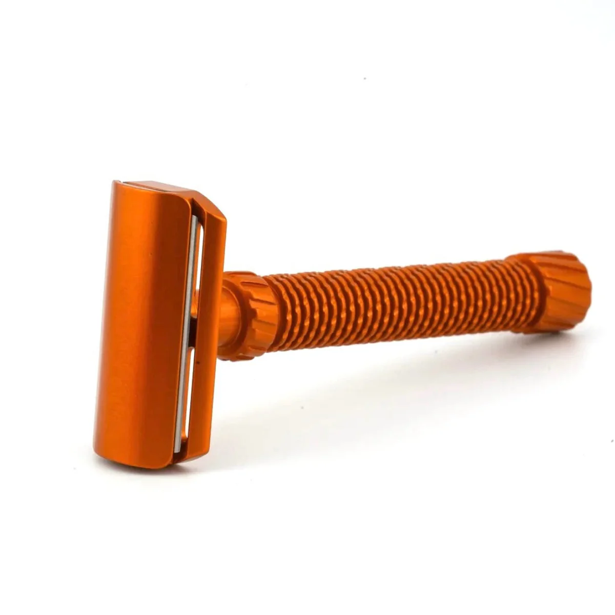 OliWorks M3TEORITE Aluminum Safety Razor Orange - Image 3