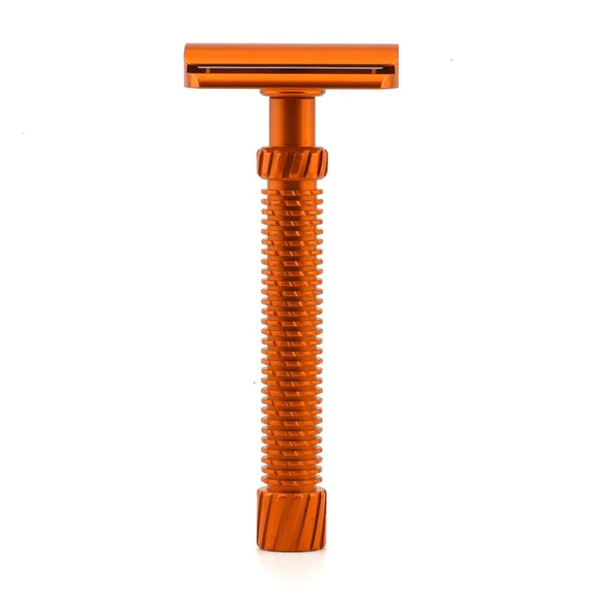 OliWorks M3TEORITE Aluminum Safety Razor Orange - Image 7