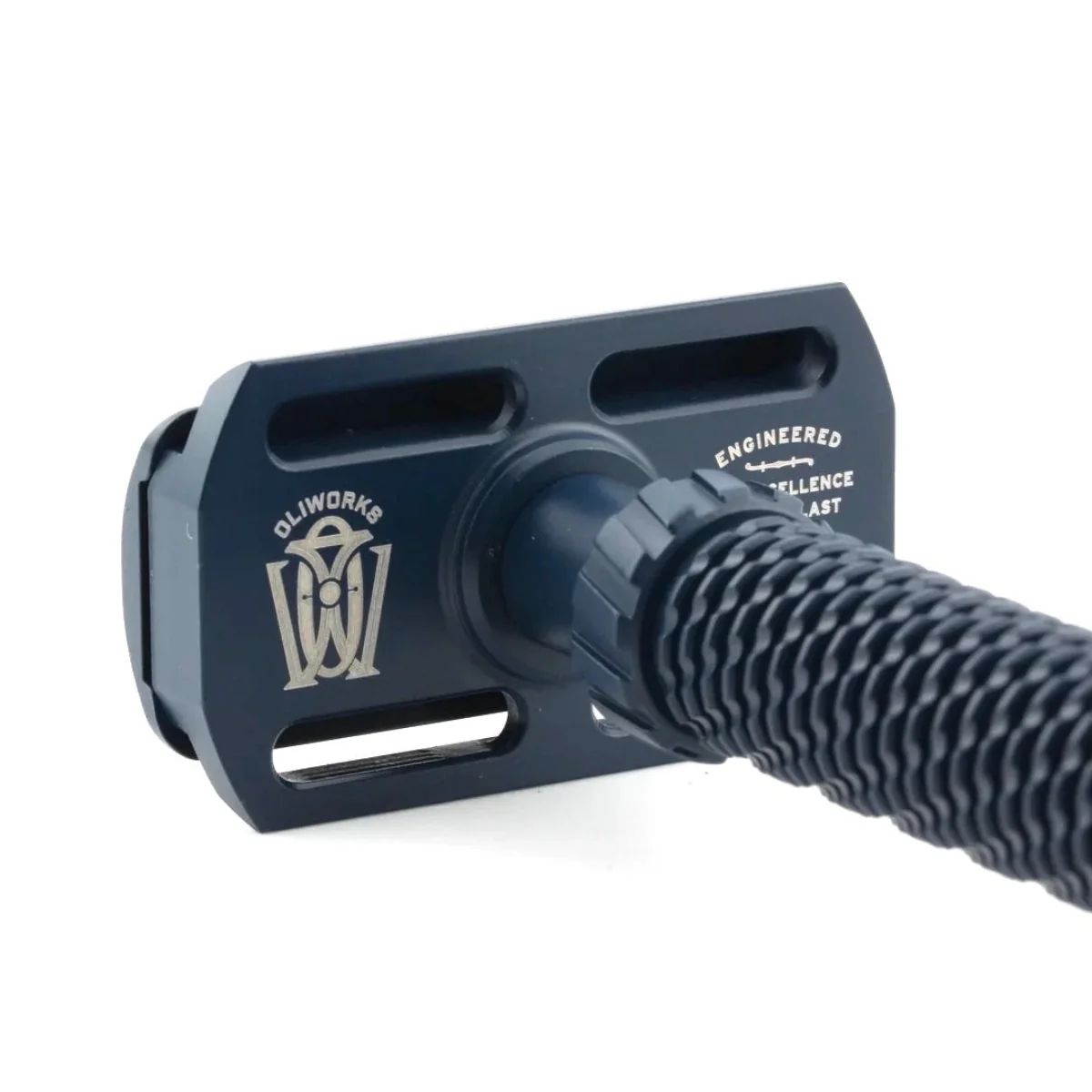 OliWorks M3TEORITE Stainless Steel Safety Razor BLUE - Image 2