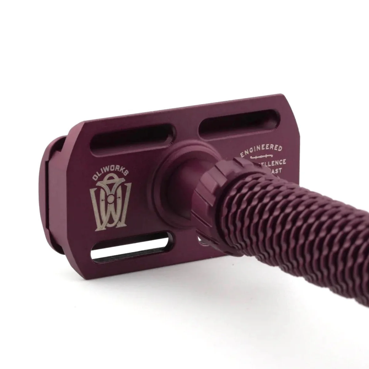 OliWorks M3TEORITE Stainless Steel Safety Razor DARK CHERRY - Image 6