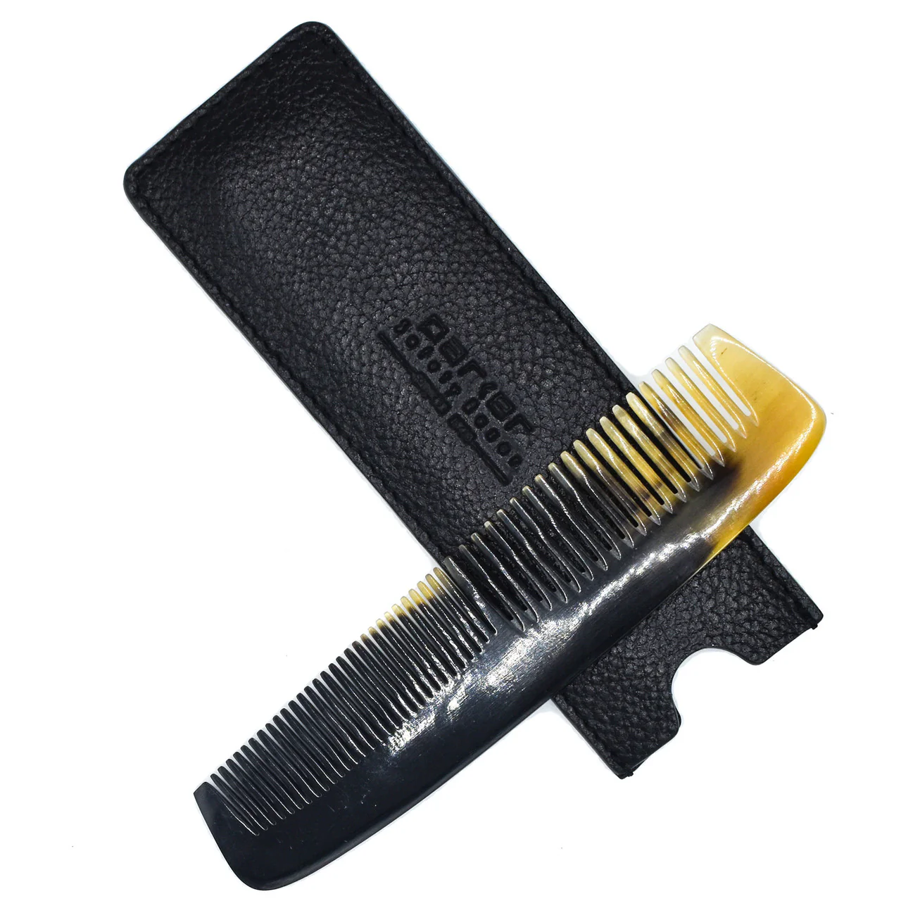 Parker - Ox Horn Pocket Comb and Leather Case - Image 2