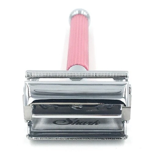 Parker - 29L Pink Women's Long Handle Butterfly Open Safety Razor - Image 3
