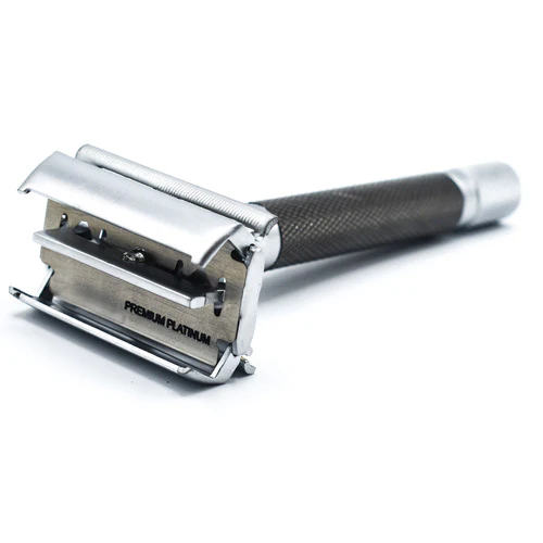 Parker - 74R Graphite and Satin Chrome Heavyweight Butterfly Style Safety Razor - Image 3