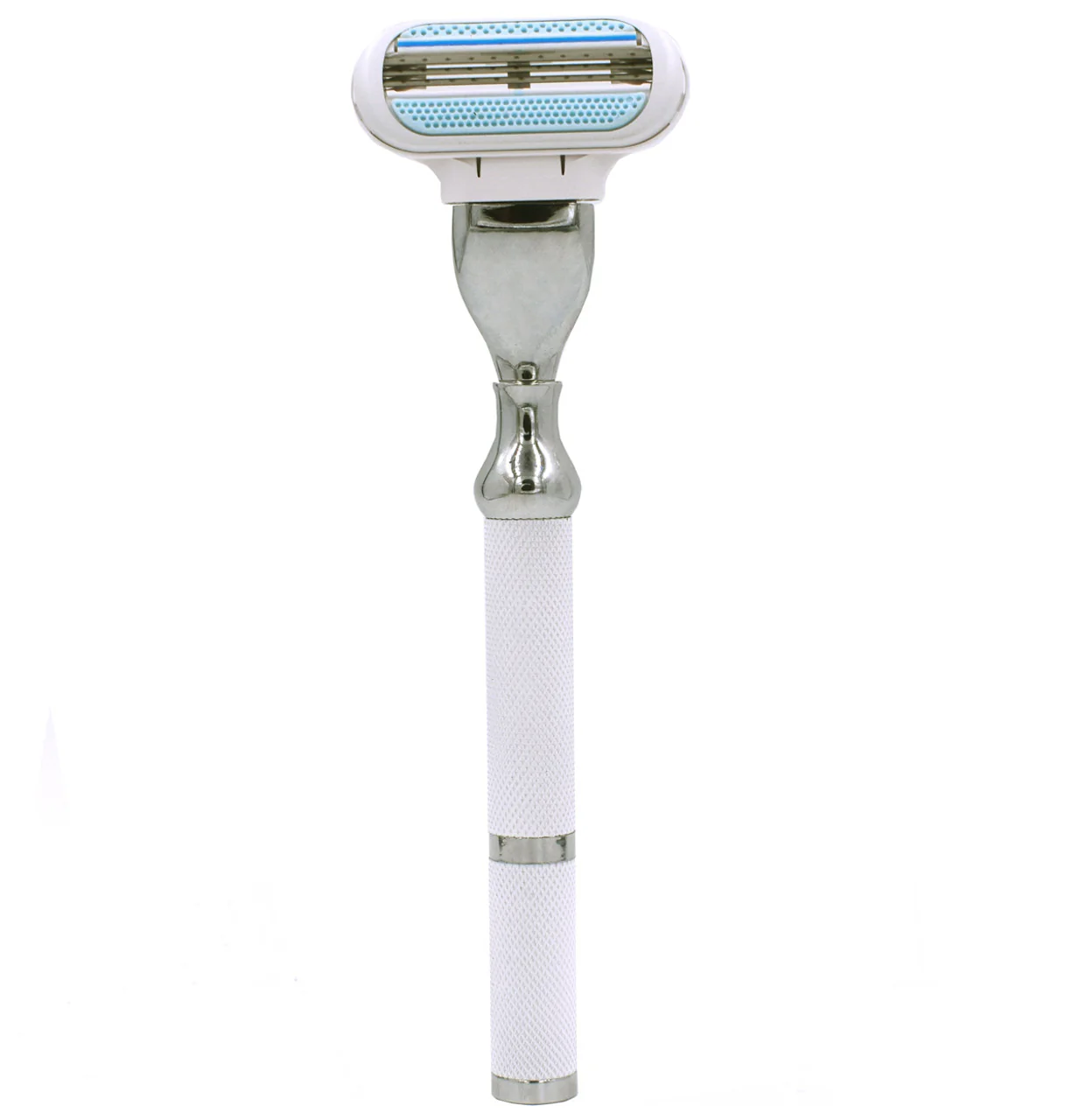 Parker - 77L Women's White & Chrome Handle Razor - Image 2