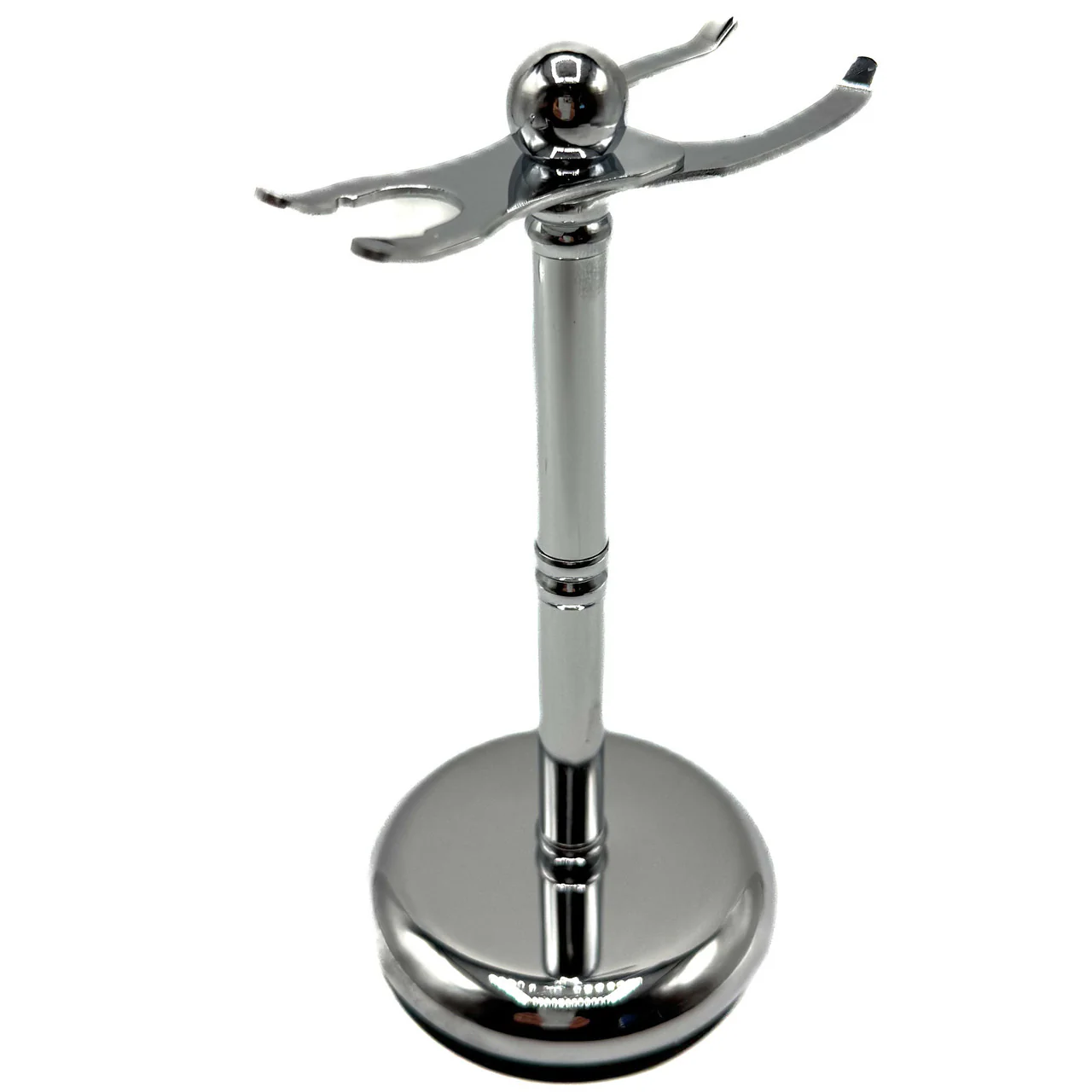 Parker - Adjustable Deluxe Chrome Razor & Brush Shave Stand - Image 3