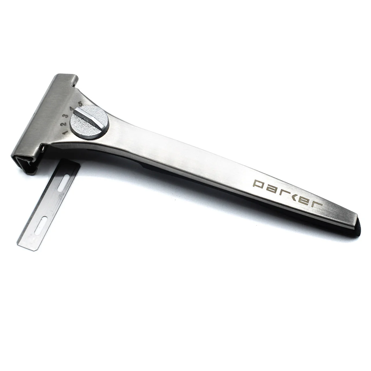 Parker - Adjustable Single Edge Injector Razor - Stainless Steel -  NEW Version 3 - Image 2