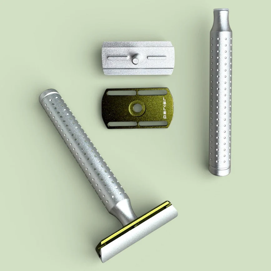 Parker AeroShave Aluminum Safety Razor - Image 10