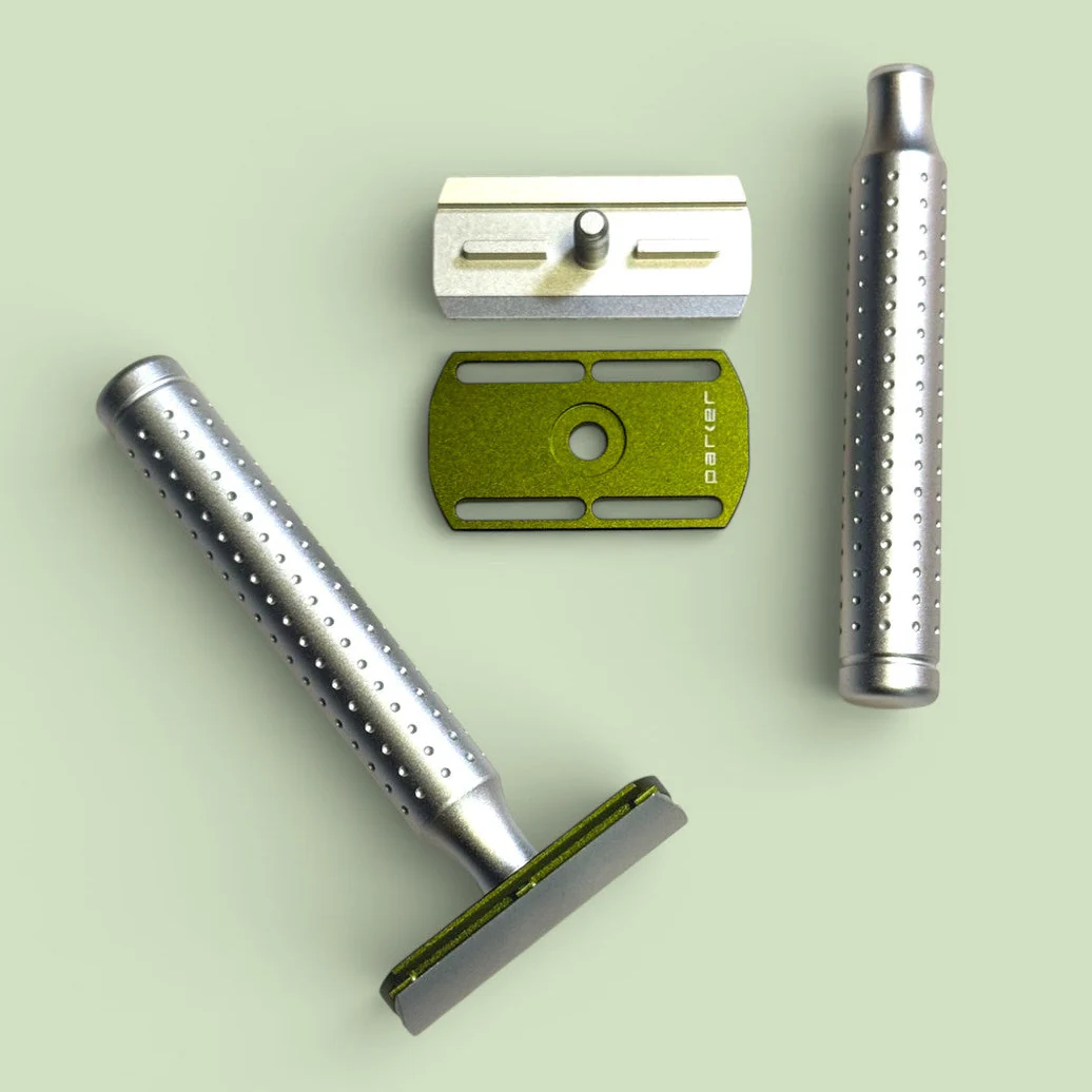 Parker AeroShave Aluminum Safety Razor - Image 5
