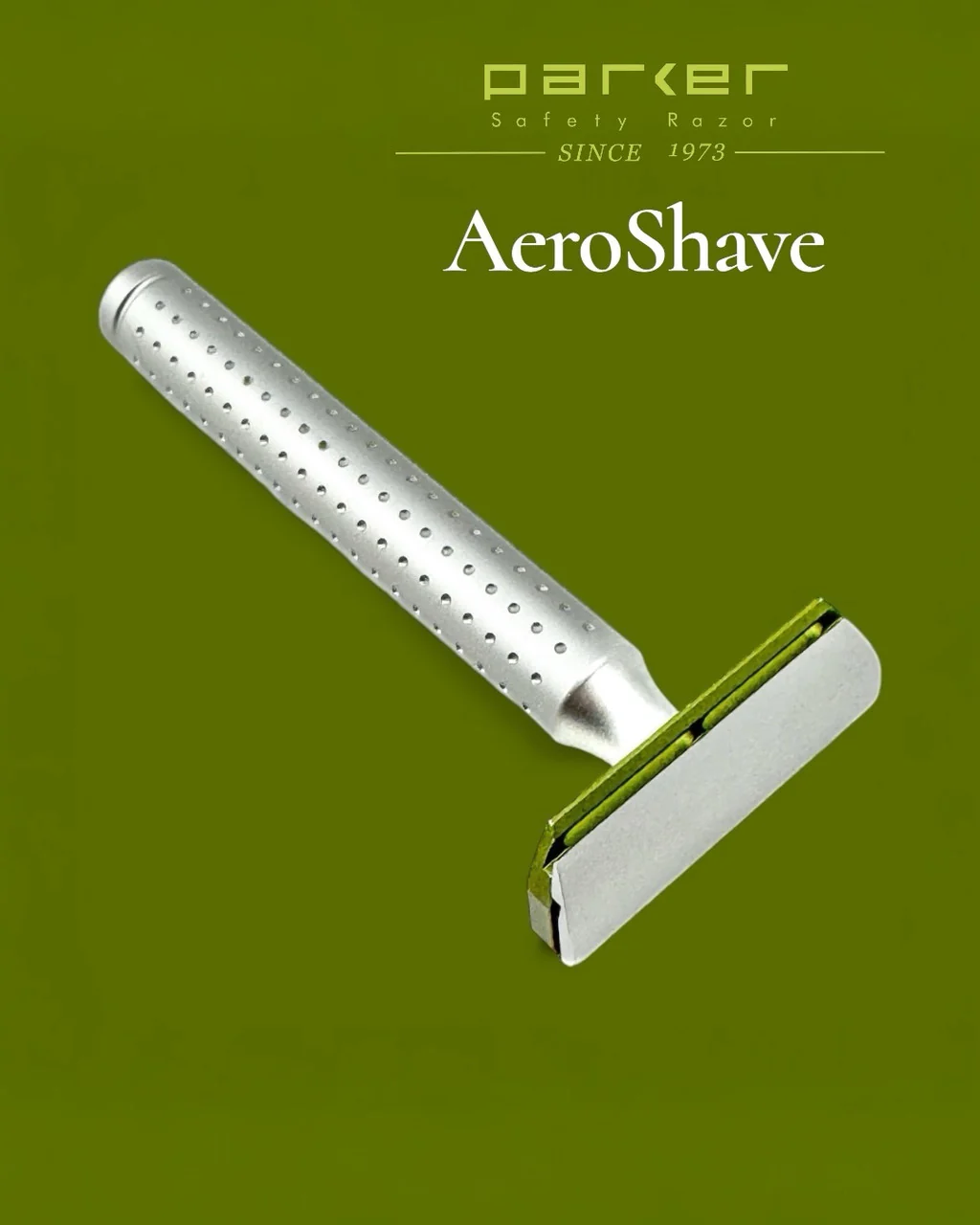 Parker AeroShave Aluminum Safety Razor - Image 9