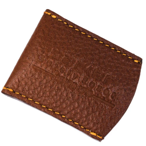 Parker - Leather Double Edge Safety Razor Travel Cover - Brown - Image 4