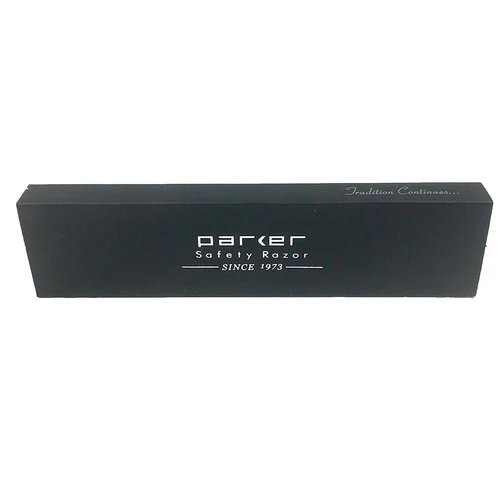 Parker - SRB Clip Type Black Handle Stainless Steel Shavette Straight Razor - Image 2
