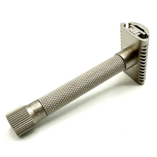 Parker - Variant Adjustable Safety Razor Open Comb – Satin Chrome - Image 5