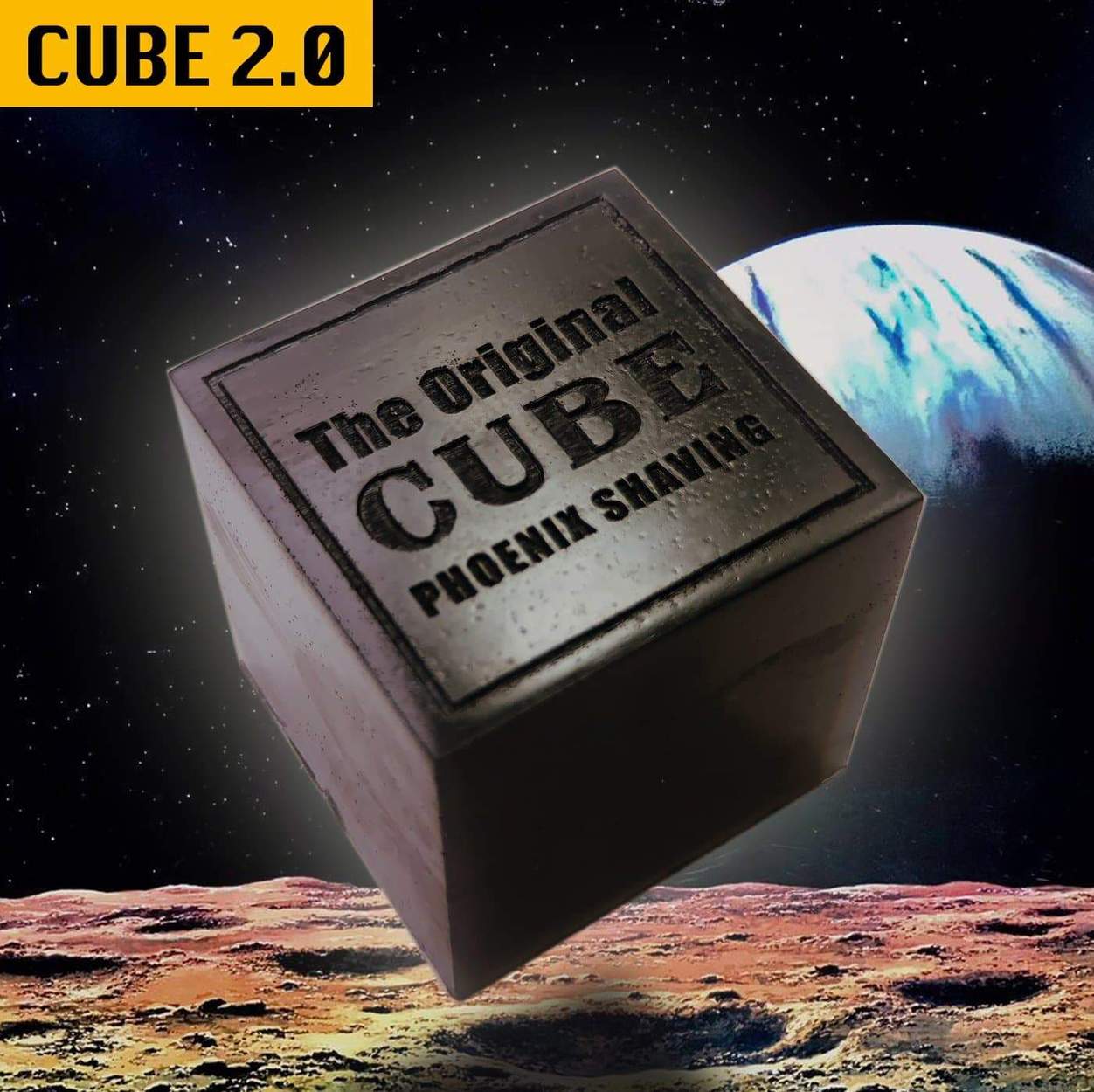 Phoenix Artisan Accoutrements Preshave Soap CUBE 2.0 8oz - Image 2