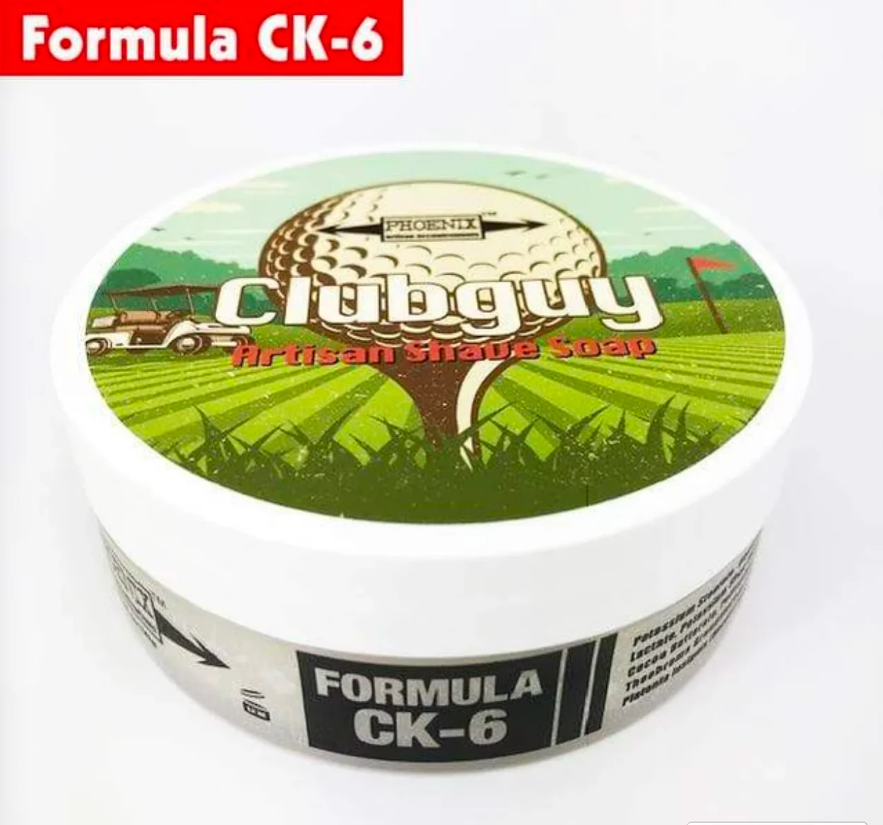 Phoenix Artisan Accoutrements Clubguy Formula CK-6 Shaving Soap 4oz