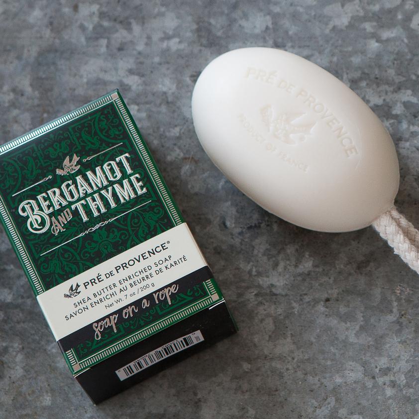 Pre de Provence - Bergamot & Thyme - Soap on a Rope - Image 2