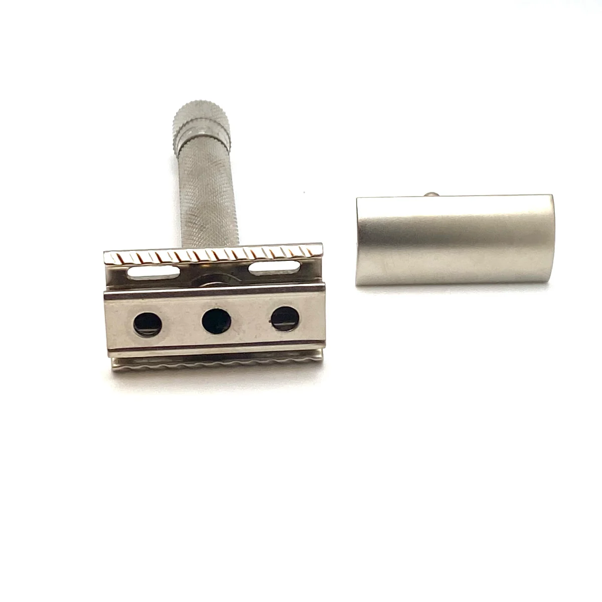 Pre-Owned Parker Variant Satin Chrome Double Edged Safety Razor - Image 5