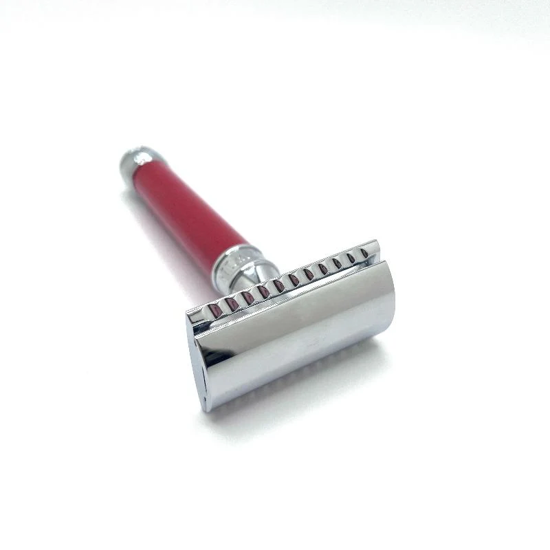 Pre-Owned Red Edwin Jagger Double Edge Safety Razor - Image 3