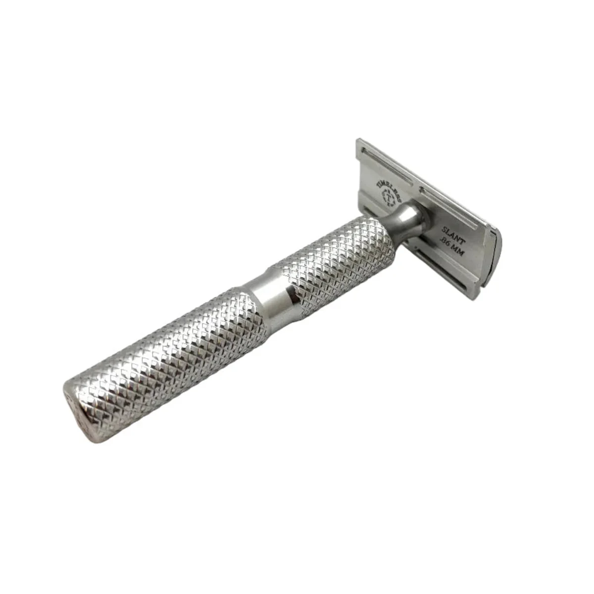 Pre-Owned Timeless Razor Slant Aluminum Safety Razor with Stand - Image 2