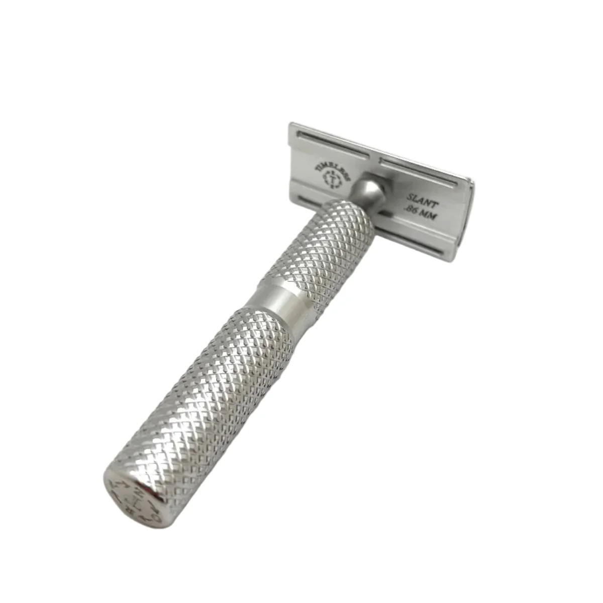 Pre-Owned Timeless Razor Slant Aluminum Safety Razor with Stand - Image 3